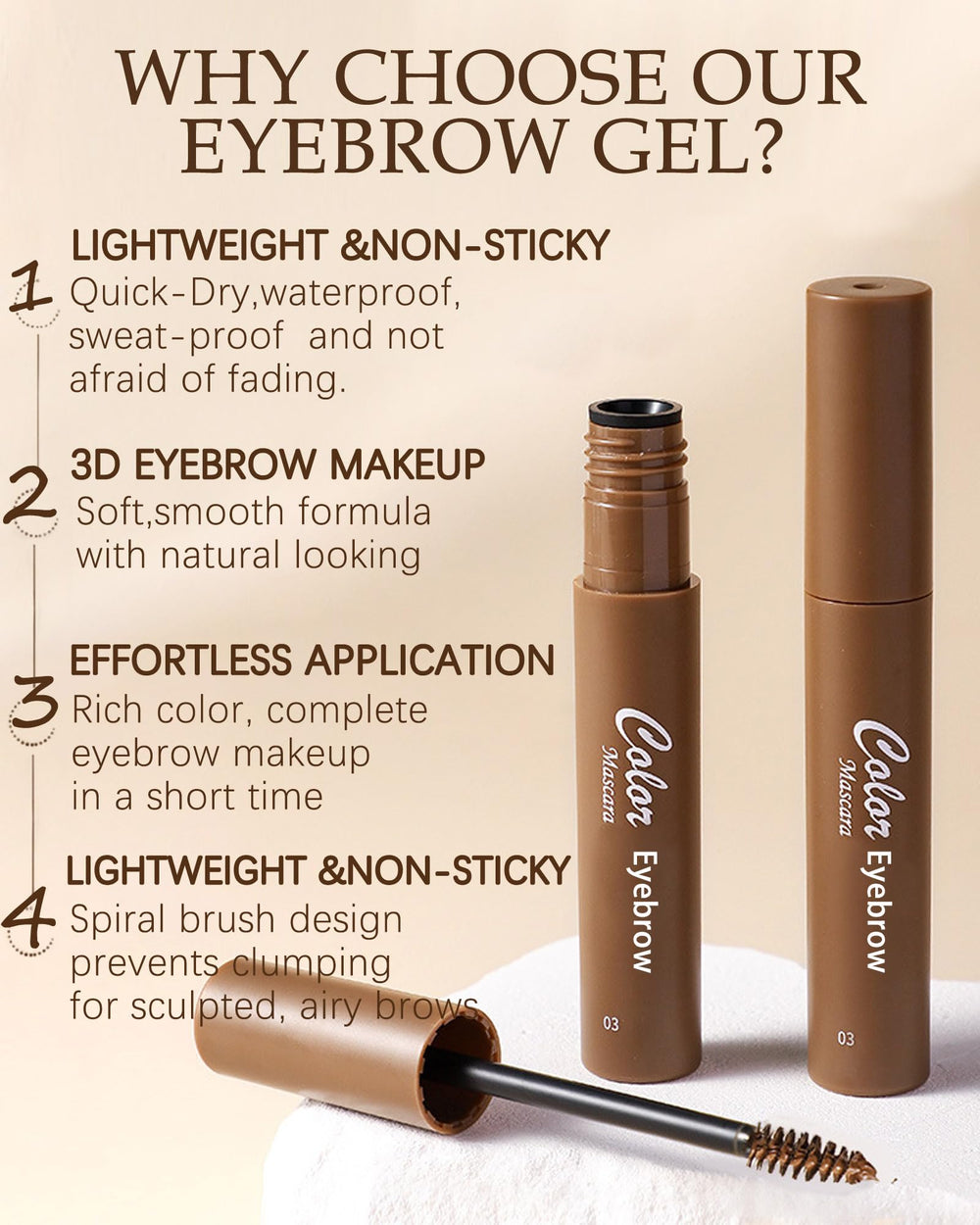 DuaTana brow gel set packaging showing product trio