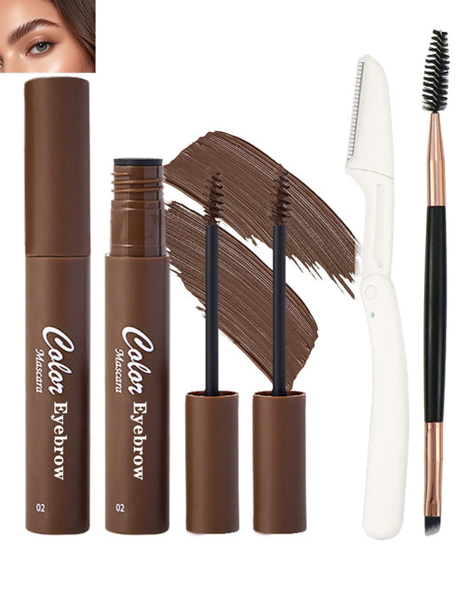 DuaTana tinted brow cream in dark brown for precise definition and a natural look