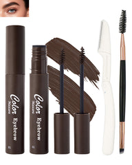 DuaTana tinted brow cream dark brown tube for natural definition
