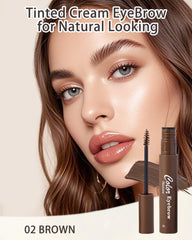 DuaTana tinted brow cream in light brown for subtle daily fill