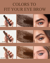 DuaTana tinted brow cream light brown tube for soft brows