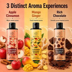 Dude's Love oil pouring texture illustrating smooth, non-sticky glide