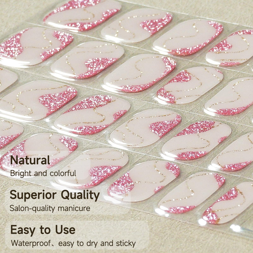 Prep pads, file, and stick aid precise edge sealing