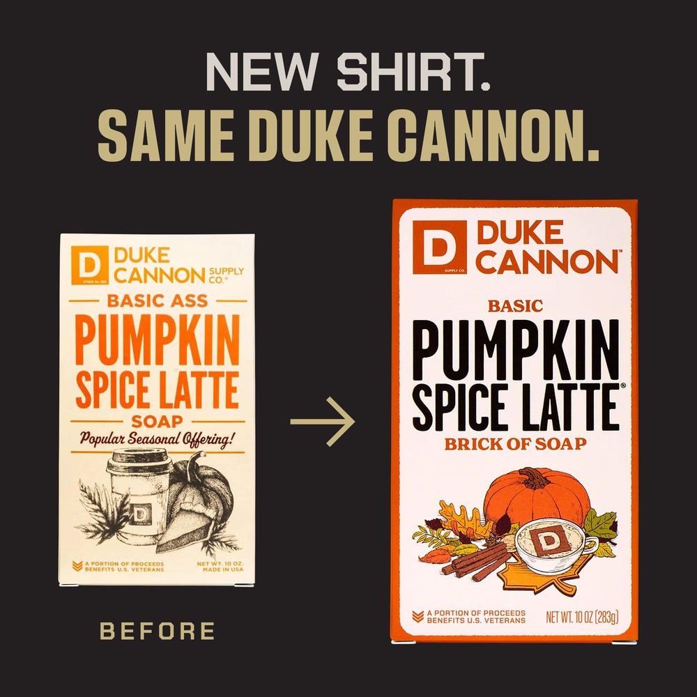 Duke Cannon big brick soap offers autumn scent for cozy showers.