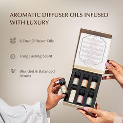 Dukhni Oud Diffuser Oil Gift Set packaging