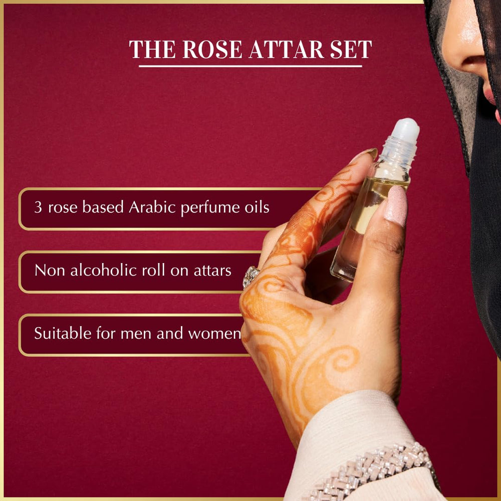 Rose Attar Oil – White Rose 6ml bottle close-up