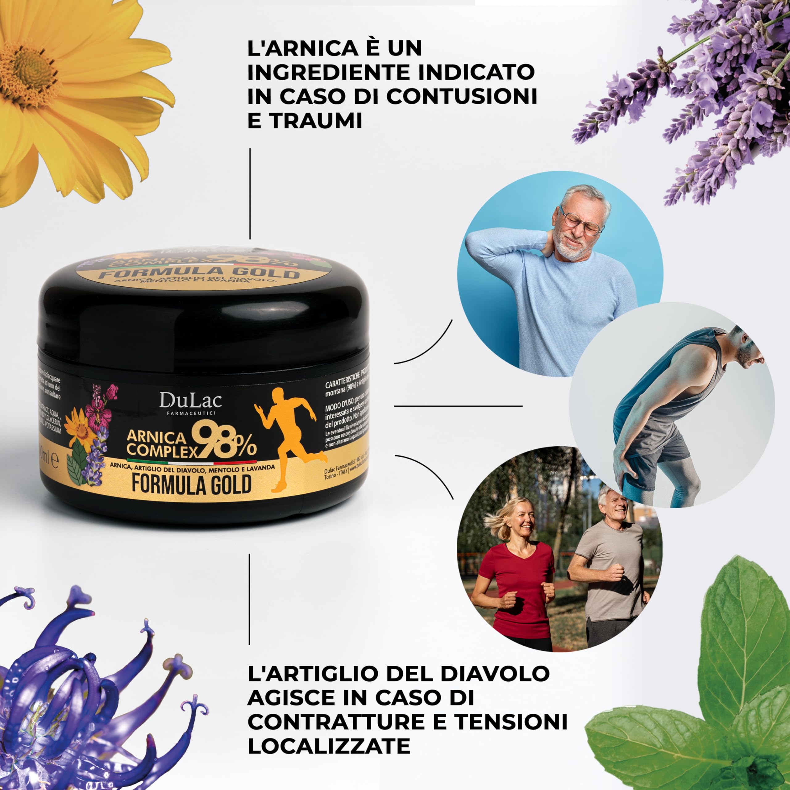 Family-size 300 ml Dulàc Arnica Gel for daily home use