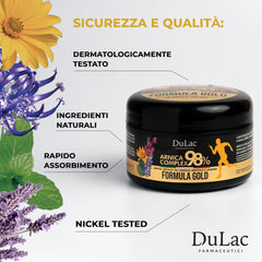 Menthol and Lavender components of the Arnica Gel