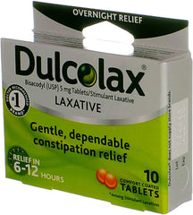 Dulcolax coating detail highlights targeted delivery for comfortable relief.