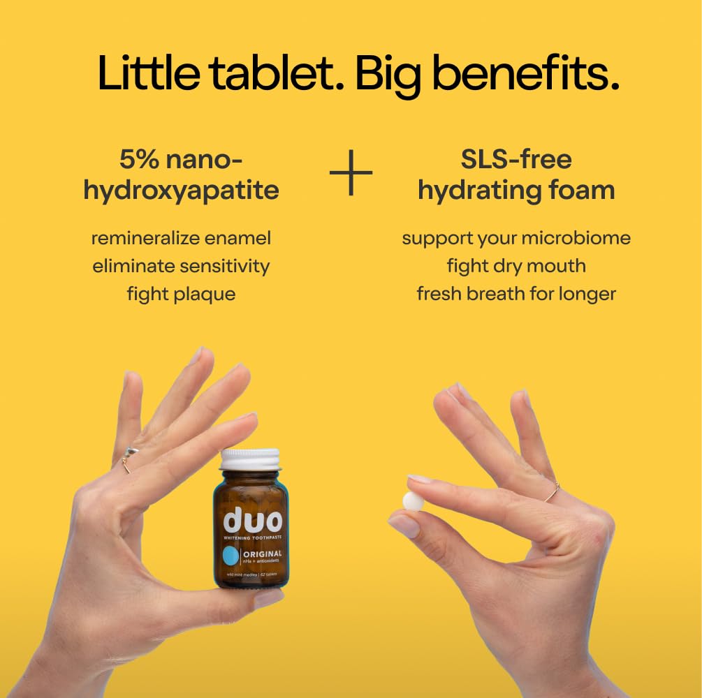 Eco-friendly plastic-free packaging concept for Duo Energy toothpaste tablets