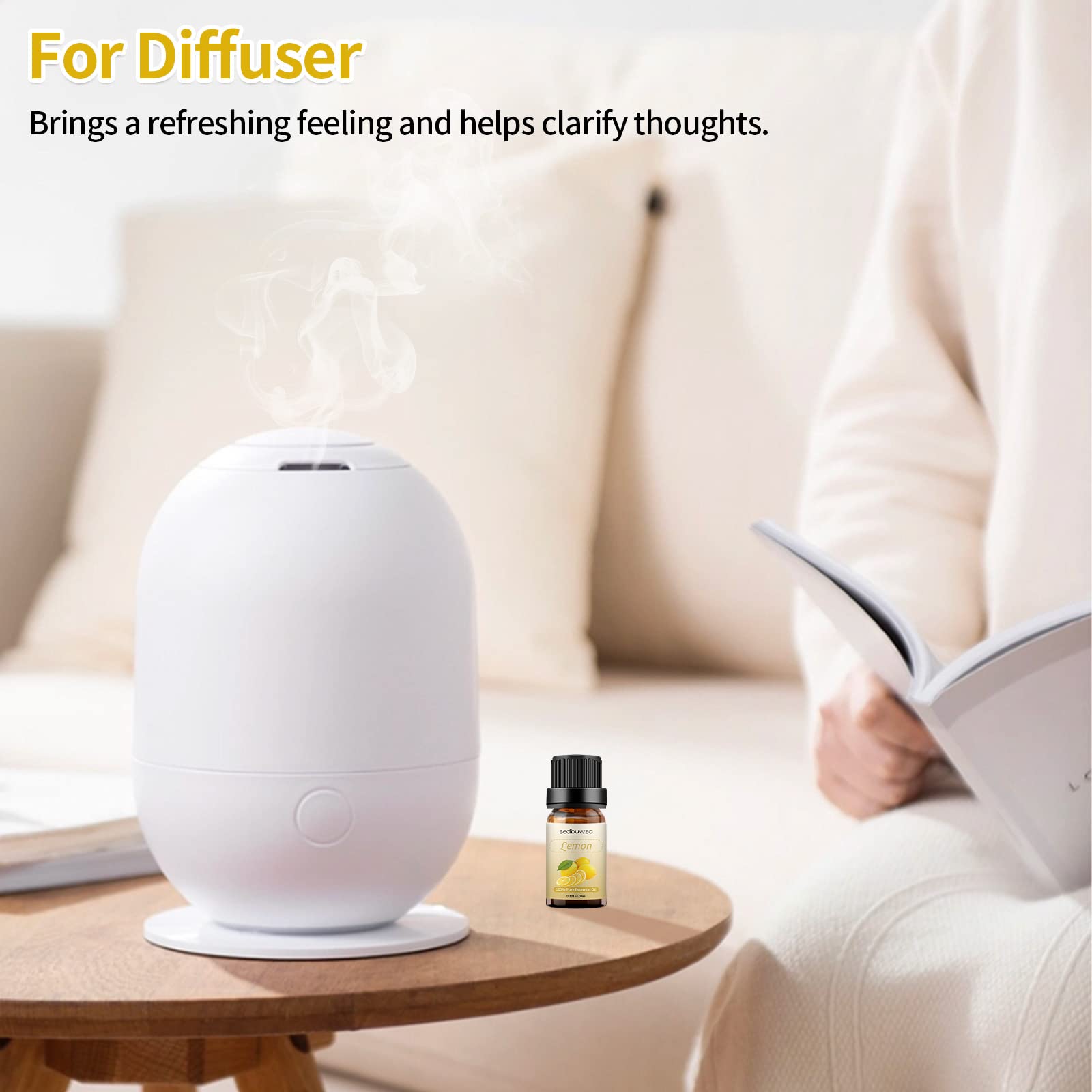 Duo-Nattern Lemon Oil in candle making for fresh citrus scent.