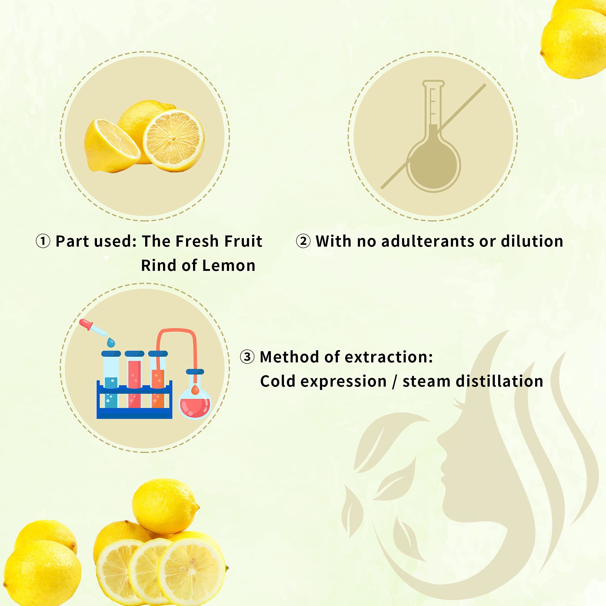 Duo-Nattern Lemon Essential Oil skin care use for refreshed, smooth skin.