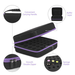 Durable EVA shell and shockproof exterior for essential oil case
