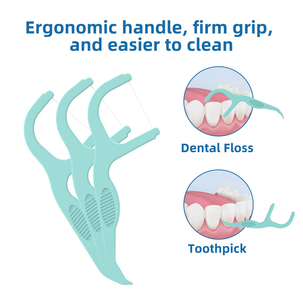 Durable floss handle and construction