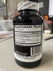 Bergamonte Citrus Bergamot 1,000 mg detail on the label