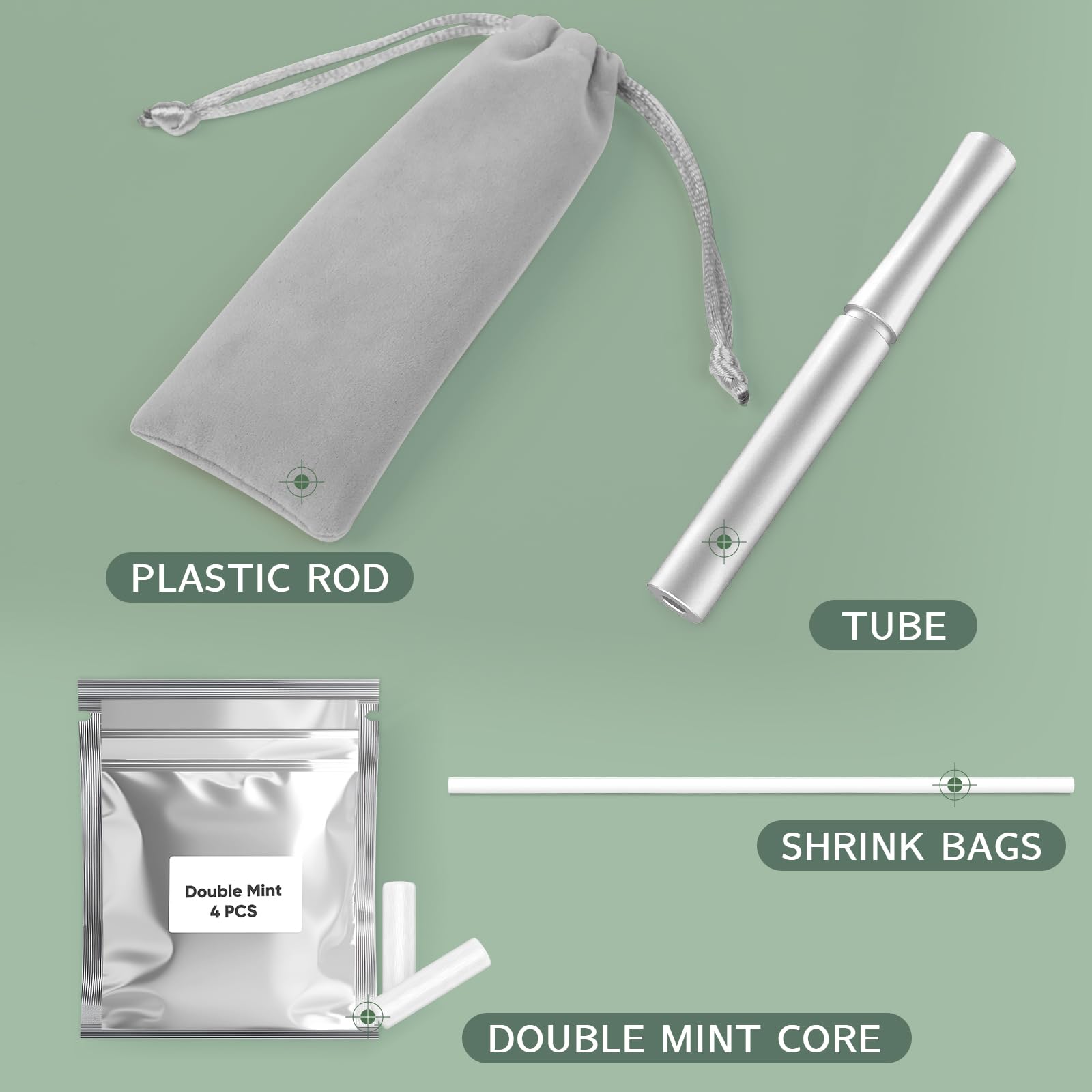 Durable silver aluminum body of the device