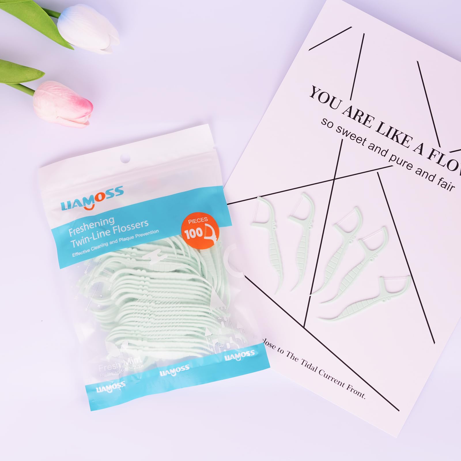 Durable, unbreakable, no-shred floss sticks
