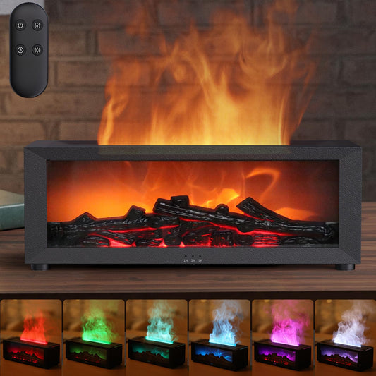 Durapoem Fireplace Diffuser front view with 150ml tank