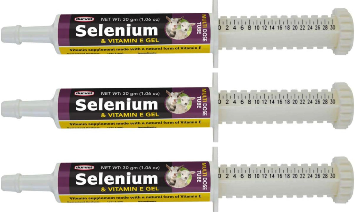 Durvet Selenium & Vitamin E Gel for goats and sheep