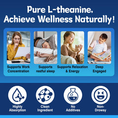 Natural sleep support from Theanine gummies