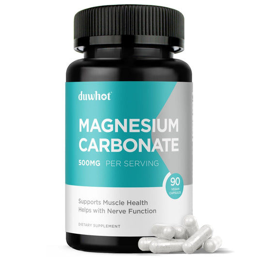 duwhot Magnesium Carbonate 500mg bottle - 90 capsules (hero image)