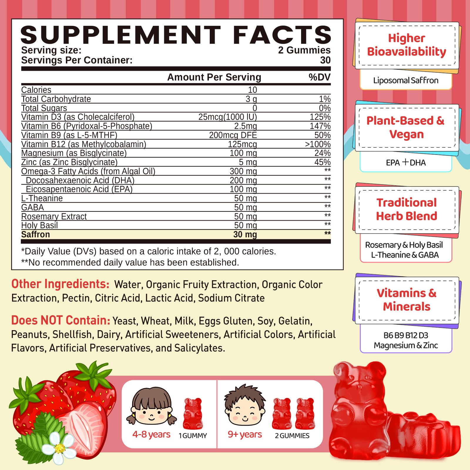 duwhot saffron gummies bottle