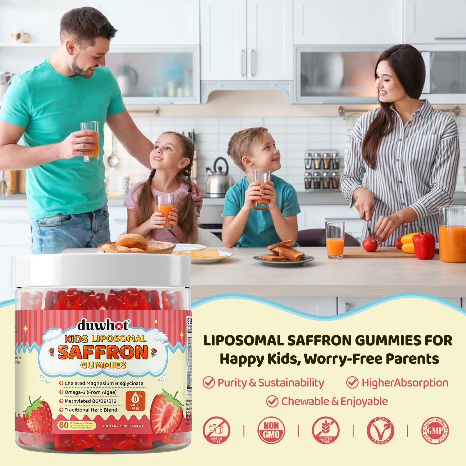 Gummy texture close-up