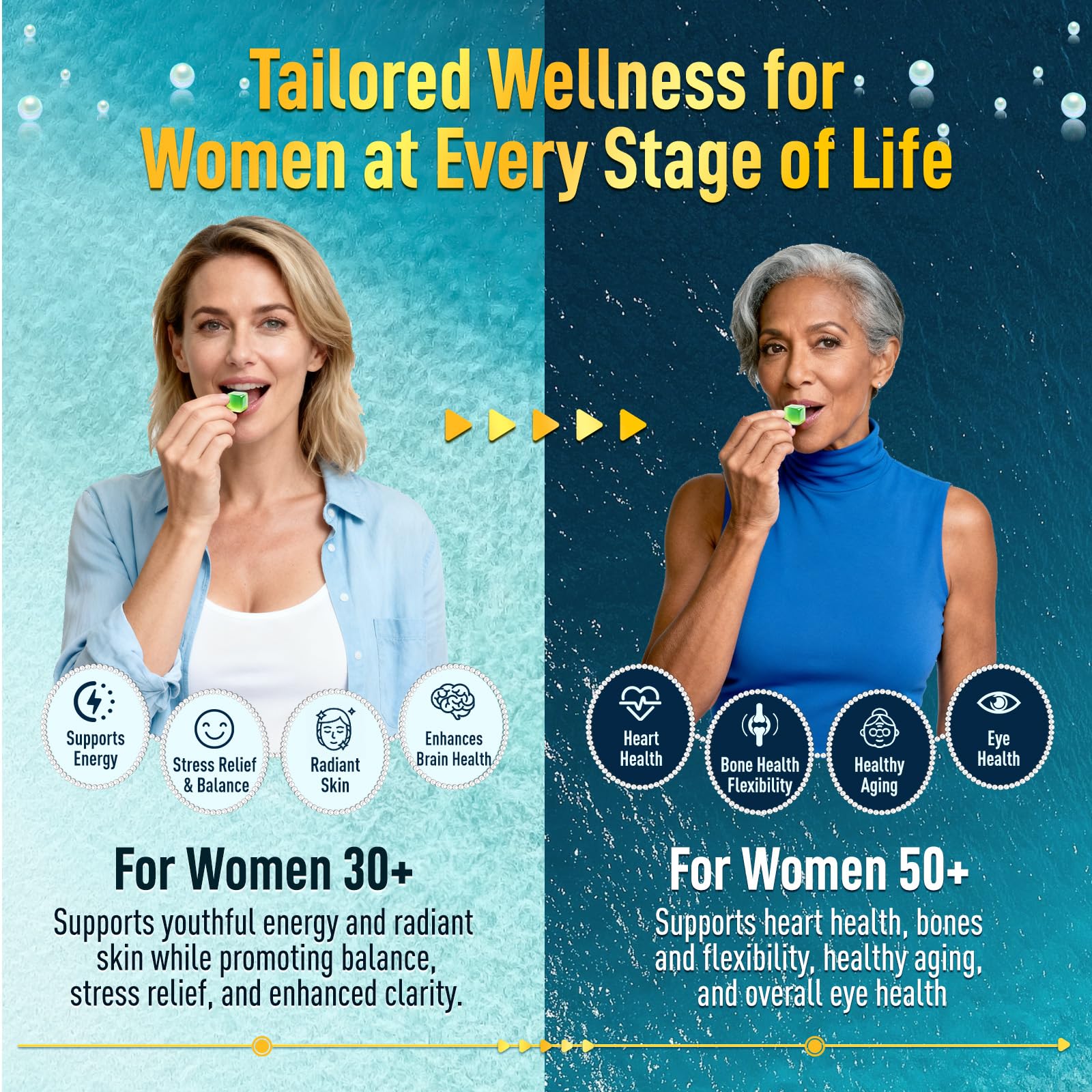 Vitamin K2, B6, B12 and Folate on the bottle label