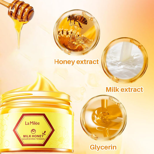 Duziur hand mask application on clean dry hands for spa-like pampering.