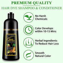 Dvoevivh rich foam lather showing easy application and shampoo-like use