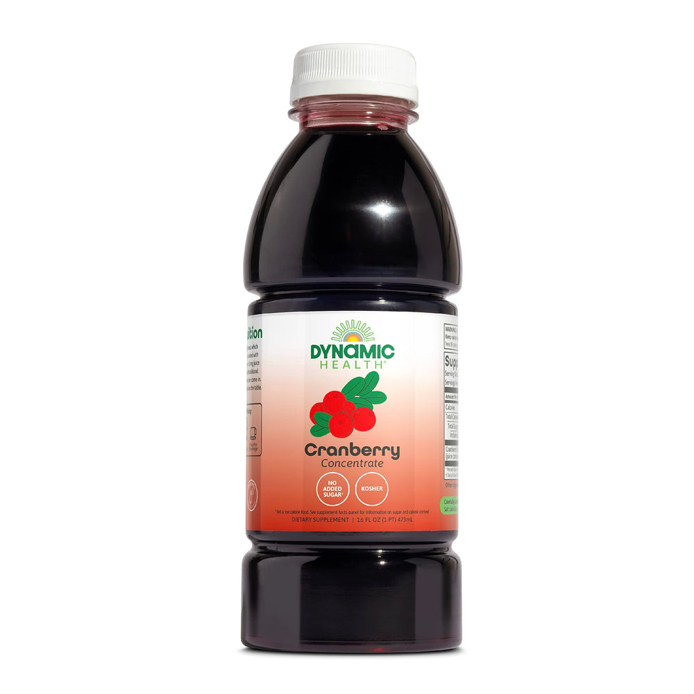 Dynamic Health Cranberry Unsweetened 100% Juice Concentrate bottle