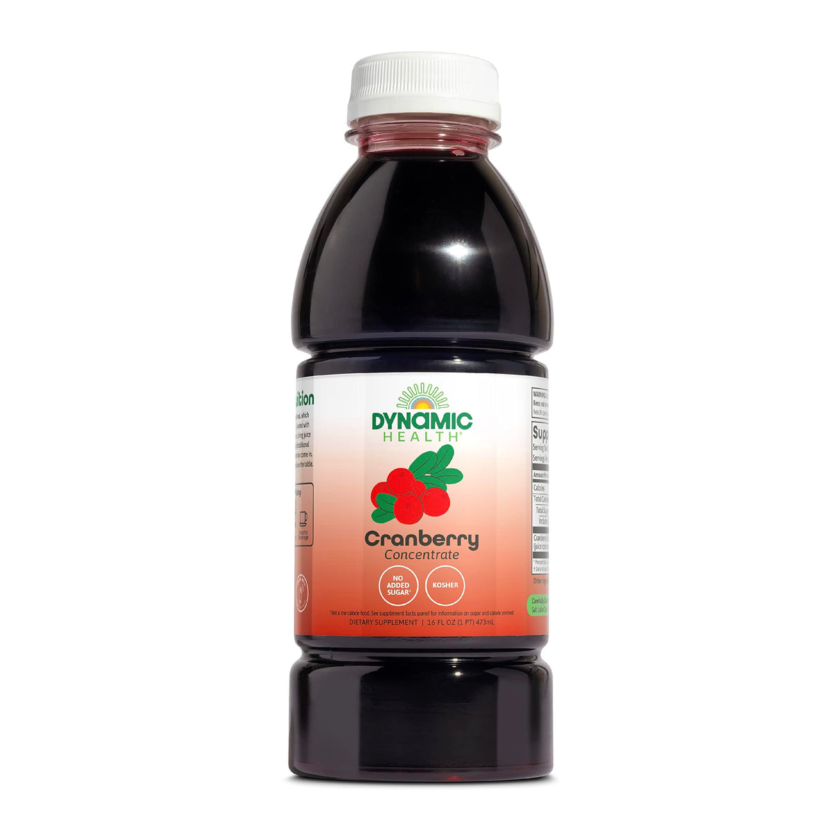Dynamic Health Cranberry Unsweetened 100% Juice Concentrate bottle