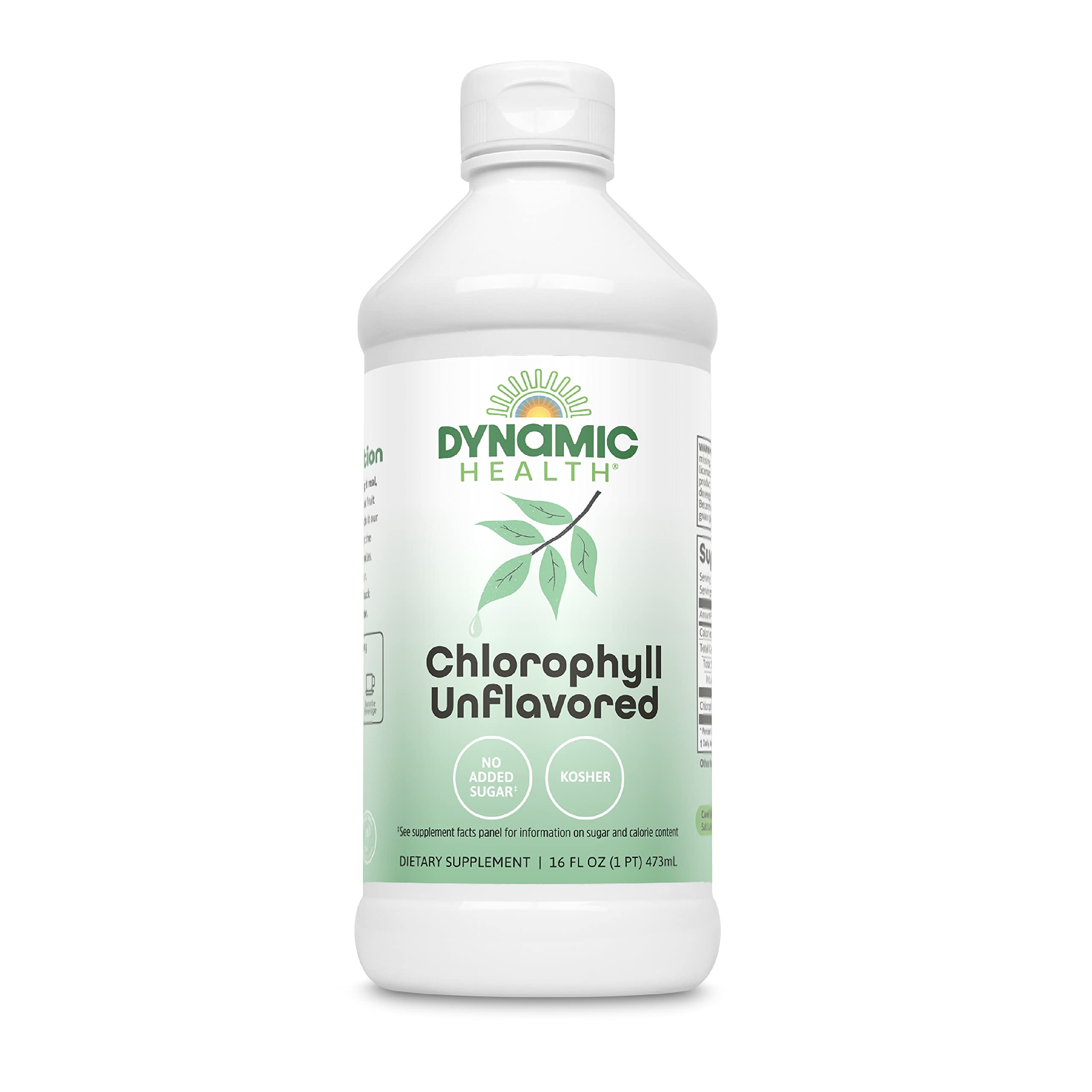 Dynamic Health Liquid Chlorophyll bottle 16 fl oz, unflavored