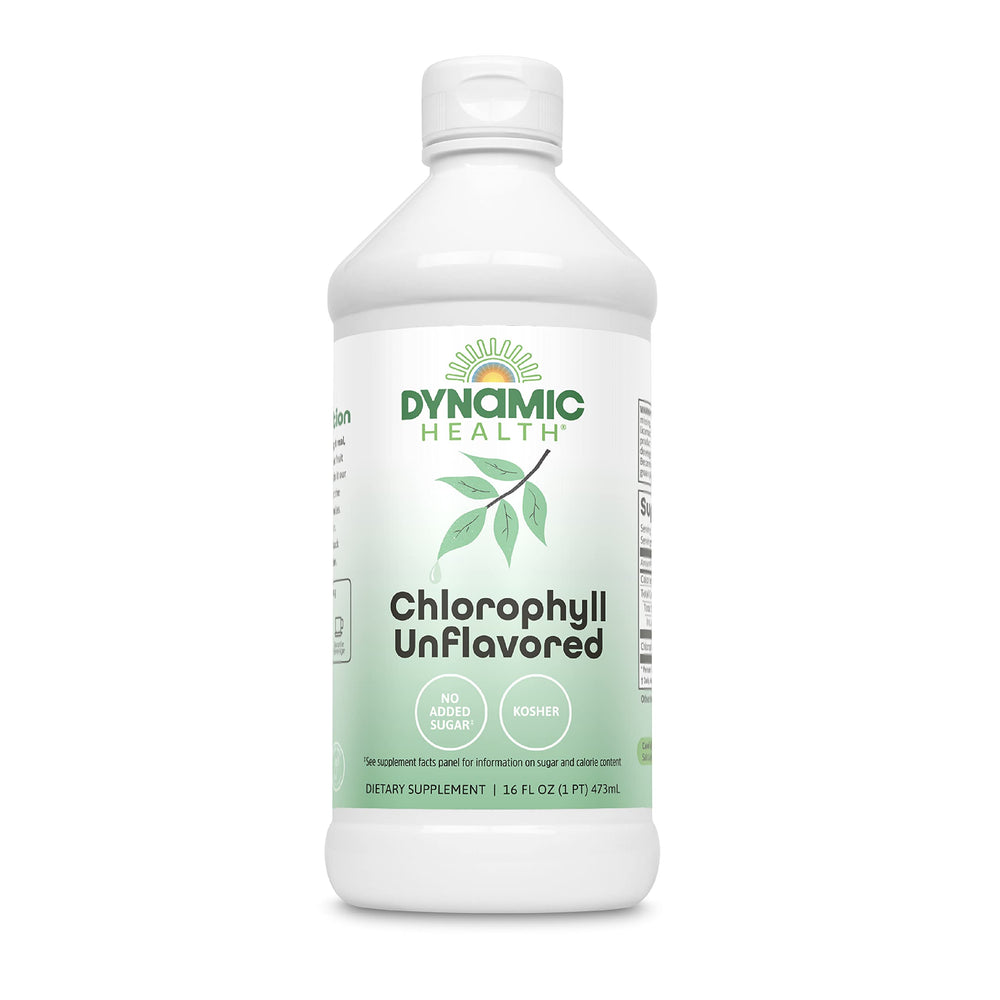 Dynamic Health Liquid Chlorophyll bottle 16 fl oz, unflavored