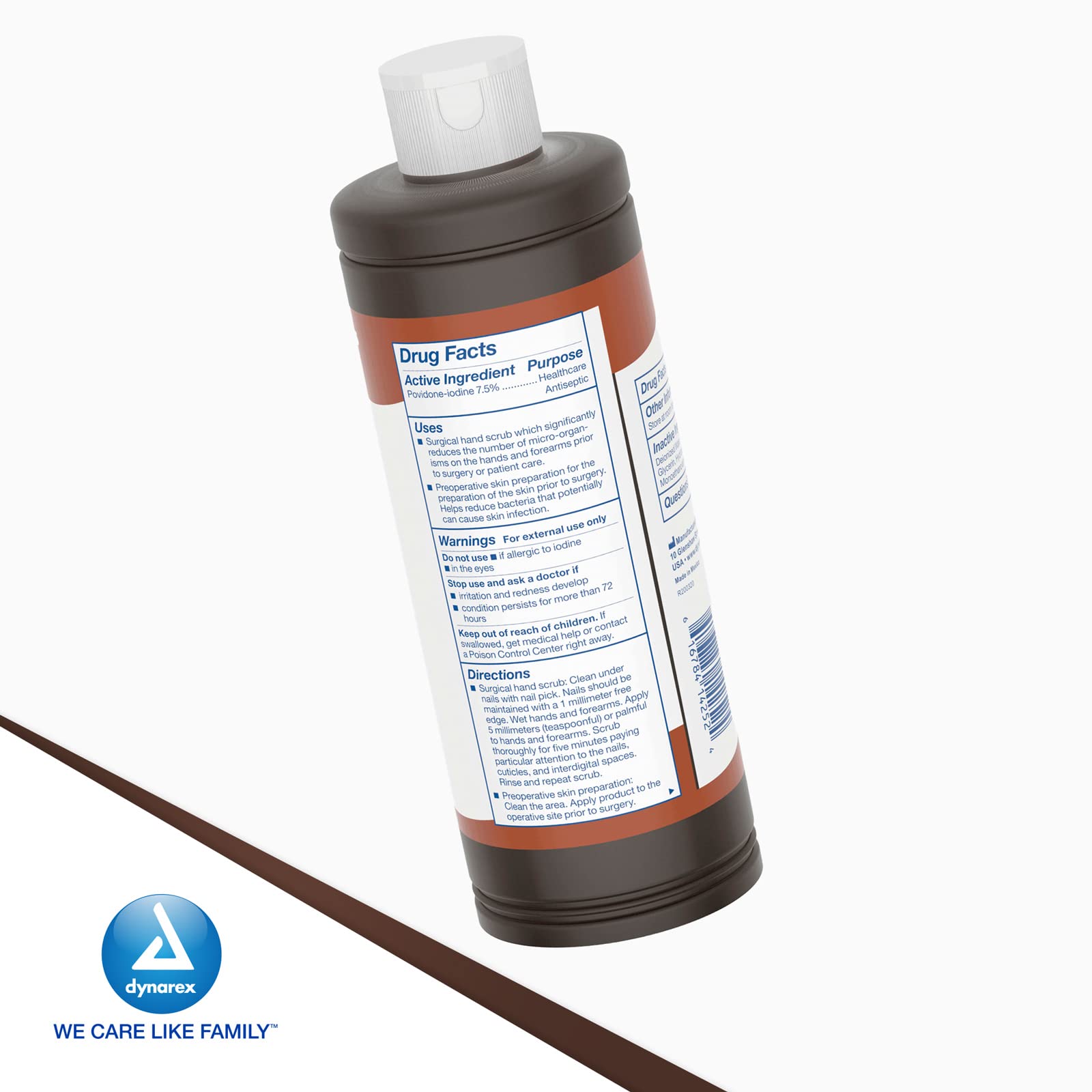 Dynarex Povidone-Iodine Scrub Solution for preoperative surgical prep