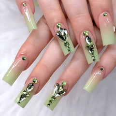DZHILHMX 6-size crystal rhinestones to layer for 3D nail art accents.