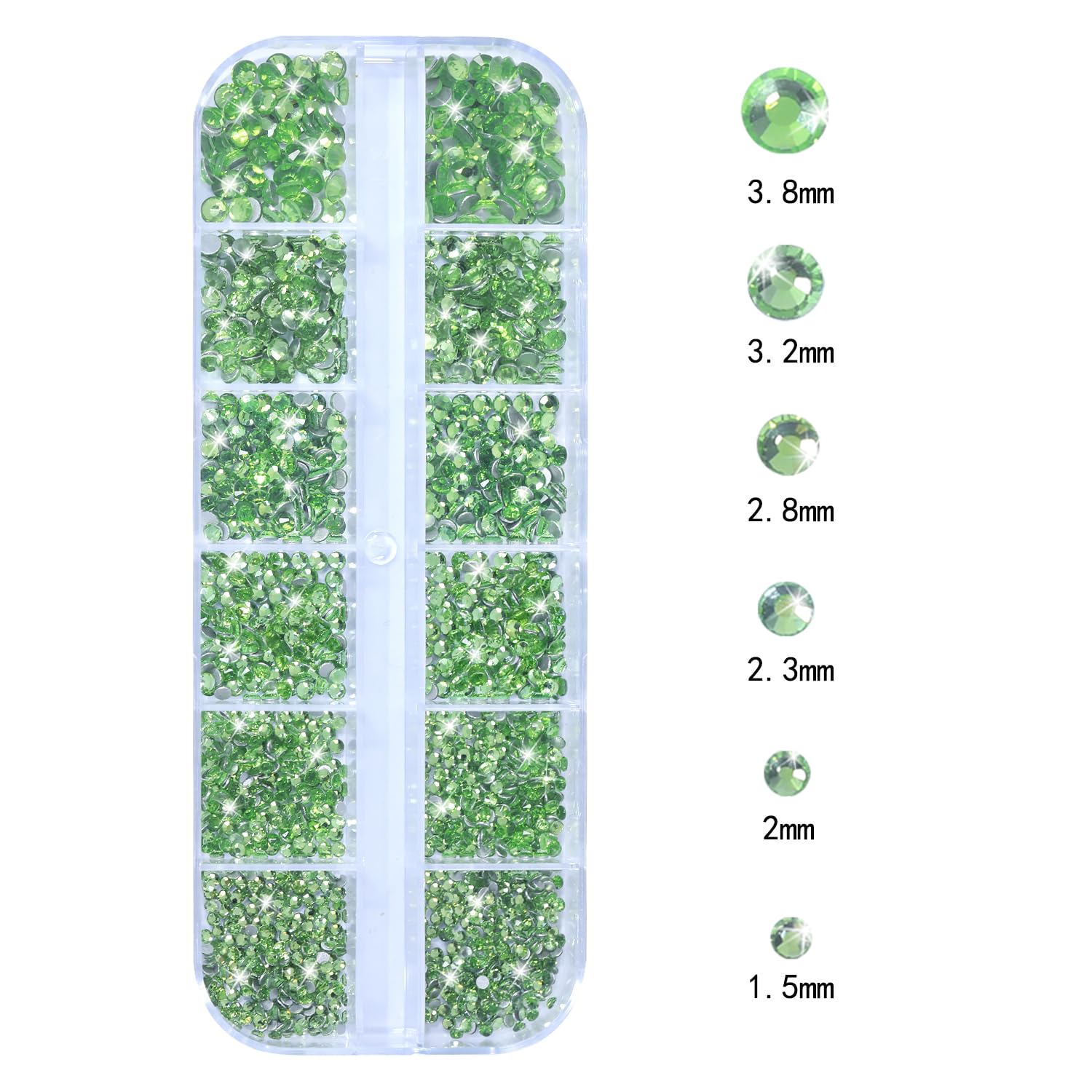 DZHILHMX multi-shape rhinestones offer diverse designs for nail creativity.