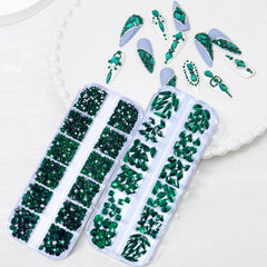 DZHILHMX varied sizes enable detailed 3D nail art designs.