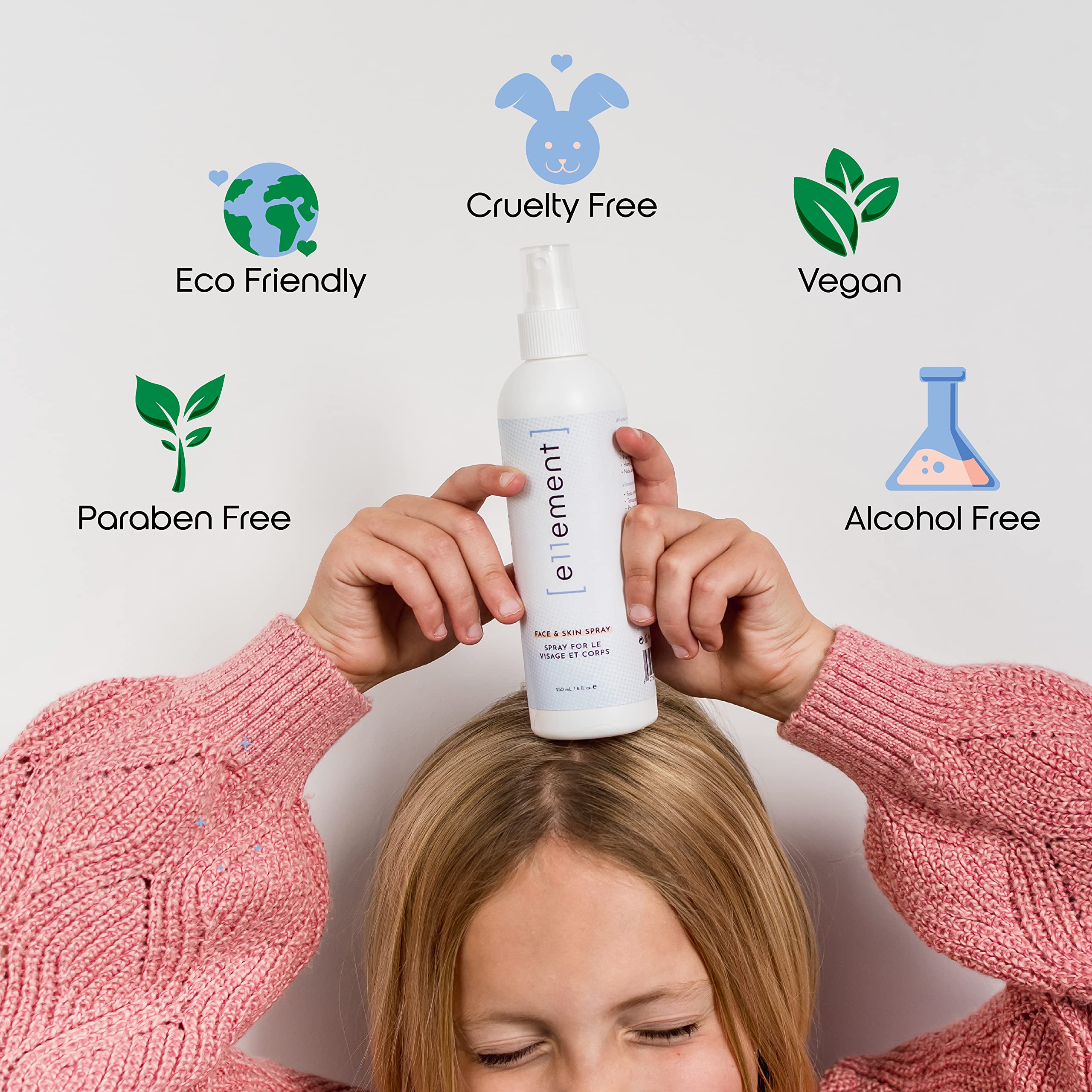 e11ement HOCL eye-lash cleanser demonstration for gentle eye area cleansing.