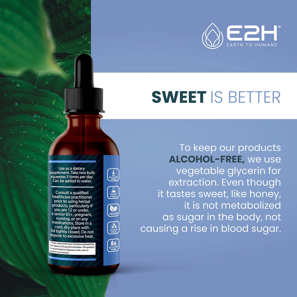 Vegan, kosher, and gluten-free badges for E2H Black Currant Extract