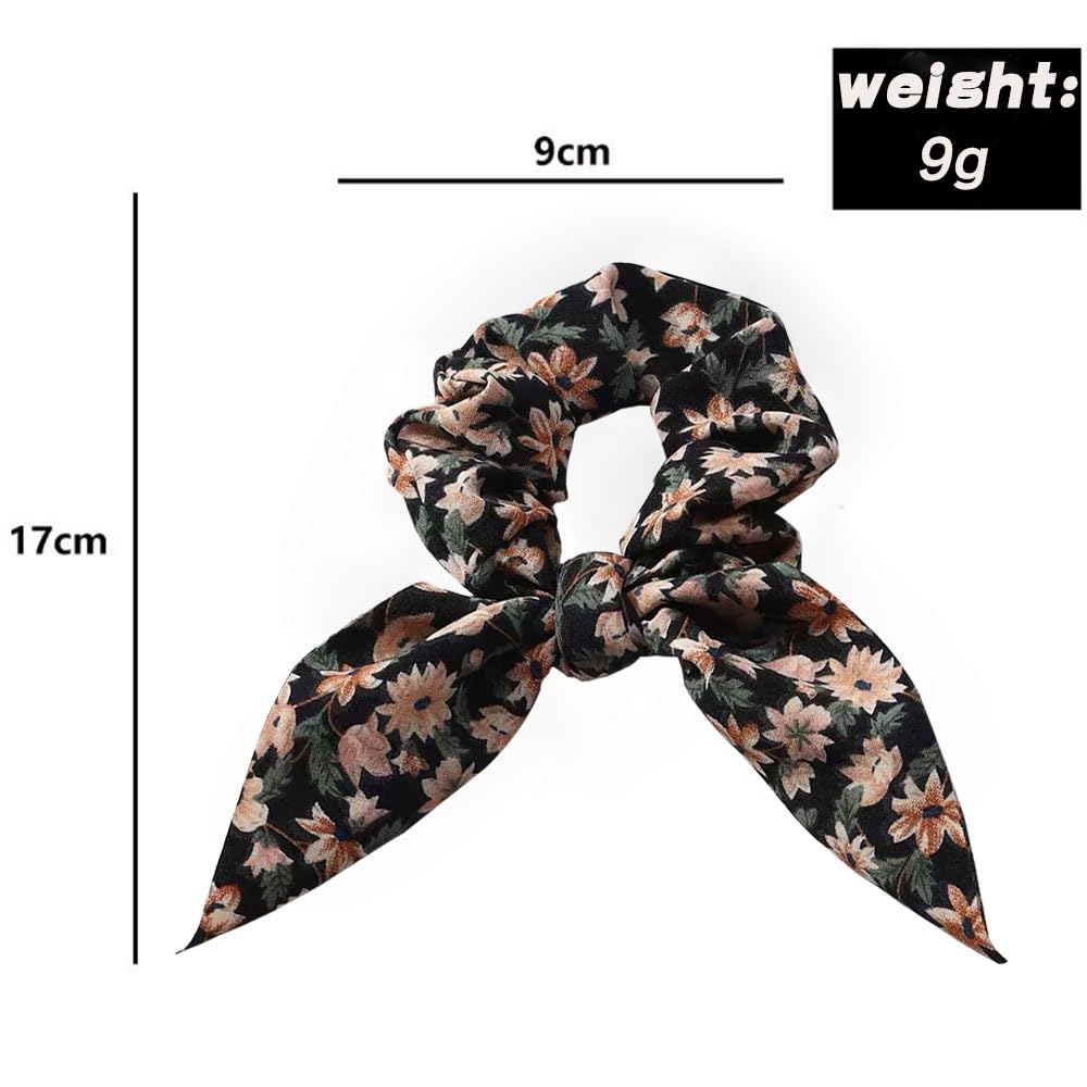 E7E1 four-pack hair scrunchies display ready-to-wear colorways for instant outfit changes.
