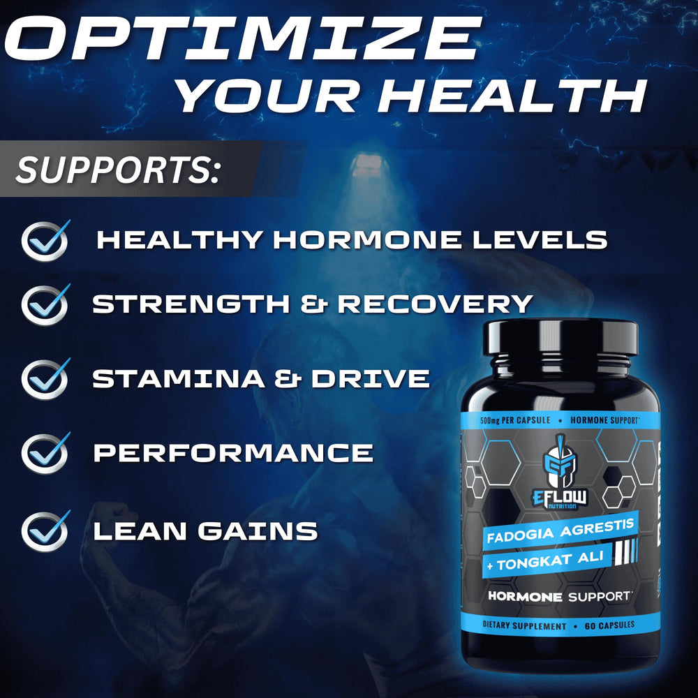 Ingredients and supplement facts for eFlow Nutrition 2-in-1 formula
