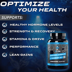 Ingredients and supplement facts for eFlow Nutrition 2-in-1 formula
