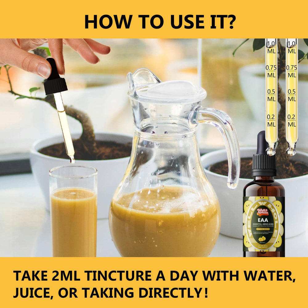 Active lifestyle photo featuring individuals using EAA liquid drops