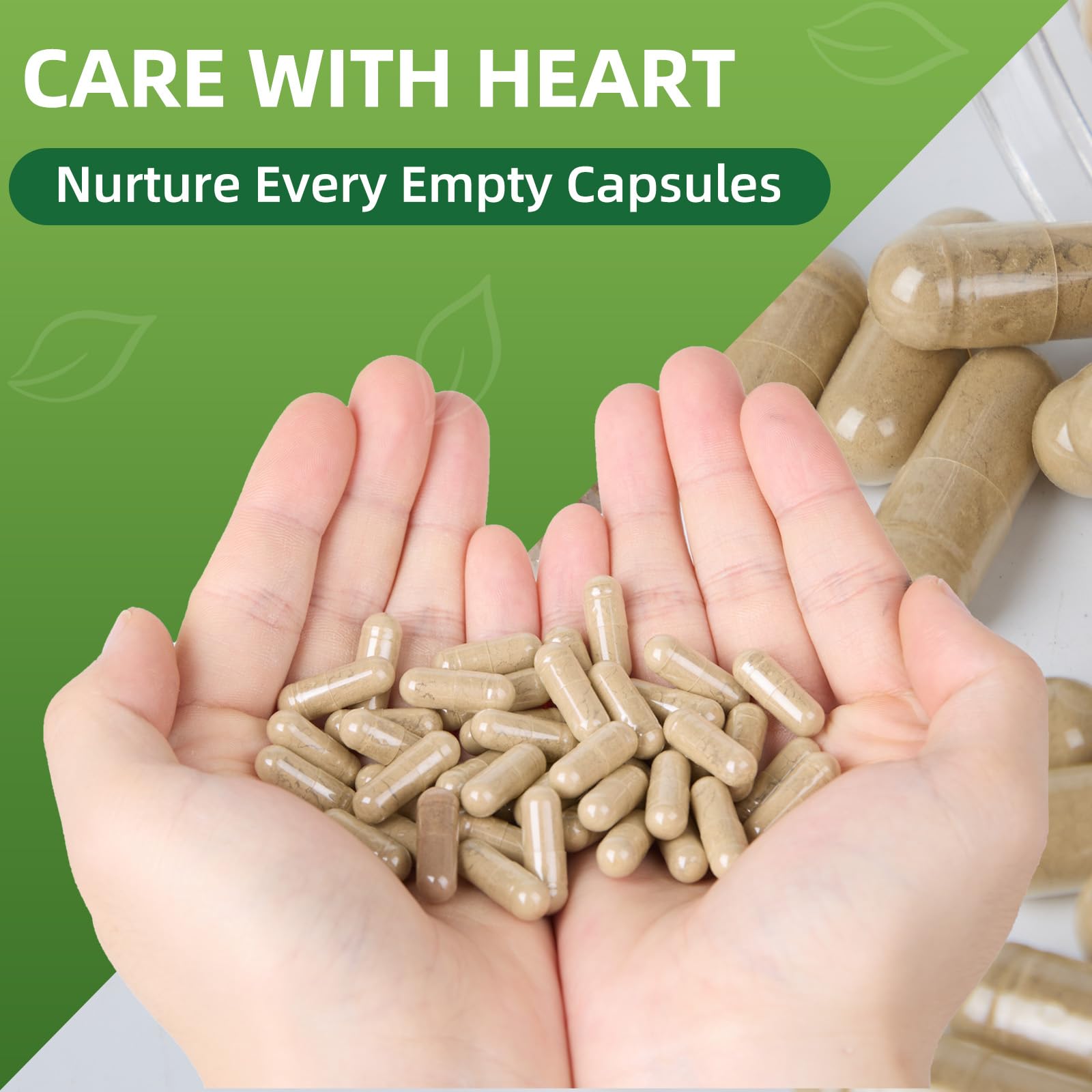 Size 0 capsules easy to fill for manual or machine filling