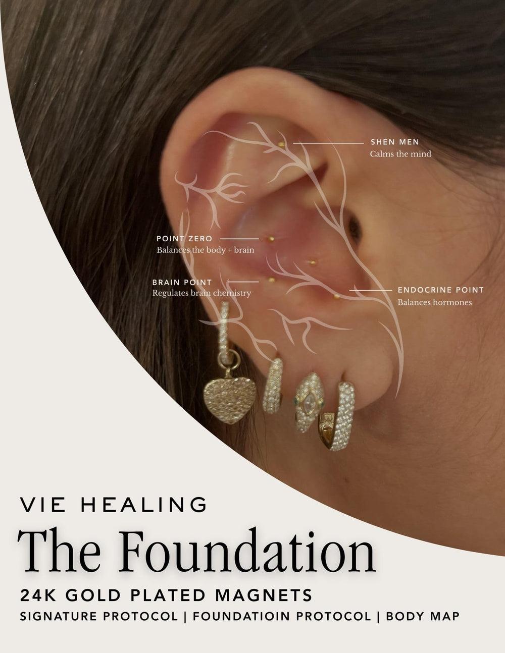 Ear seed spoon included in the kit for precise placement