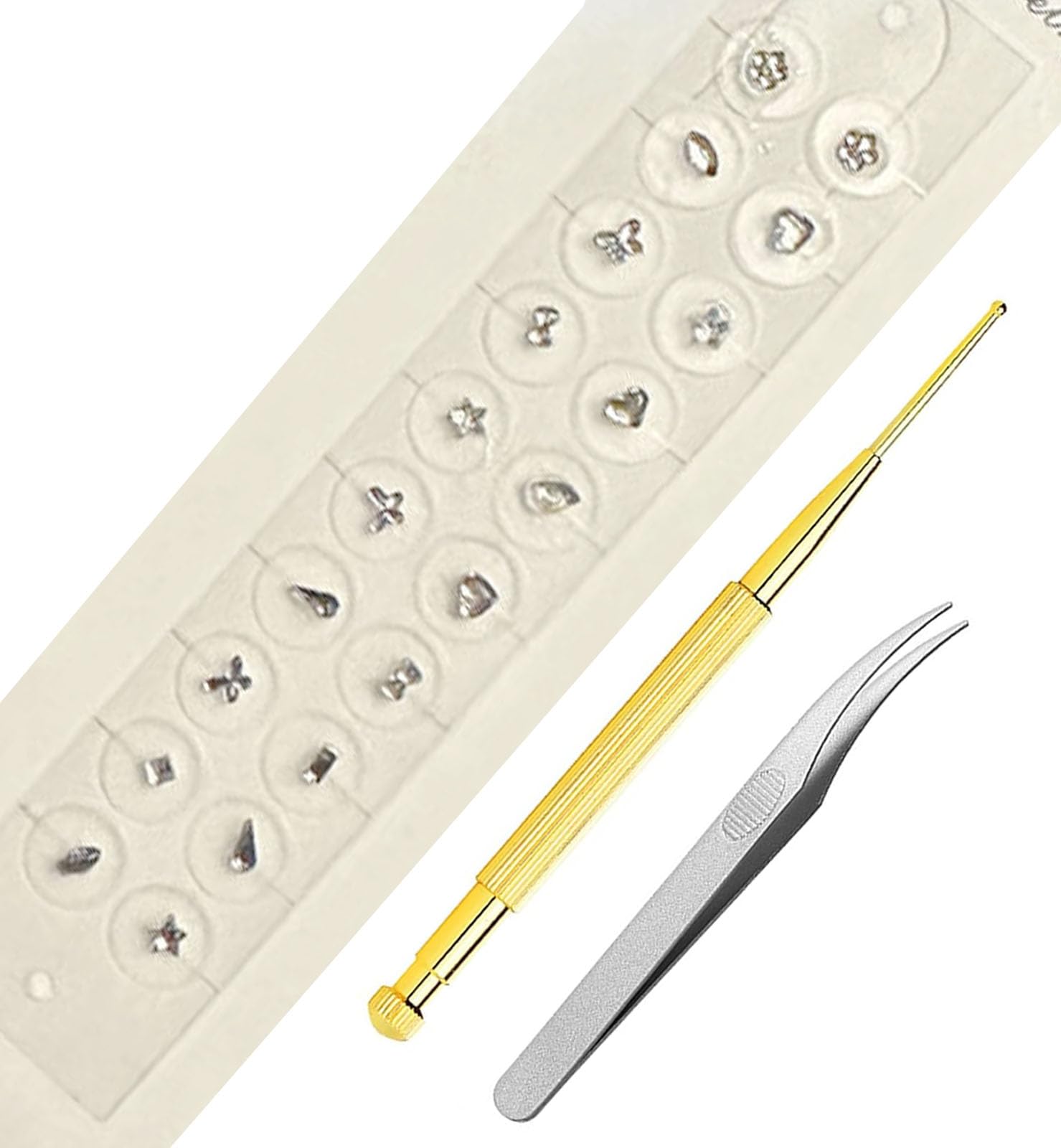 Auriculotherapy ear seeds kit – front view with packaging
