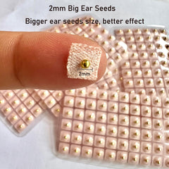 Tweezers and bilingual ear acupoints chart included