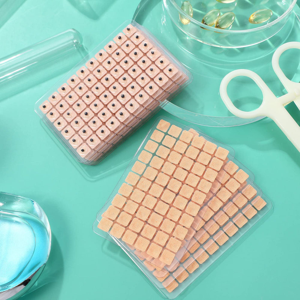 Ready-to-use ear seeds and sticker sheets