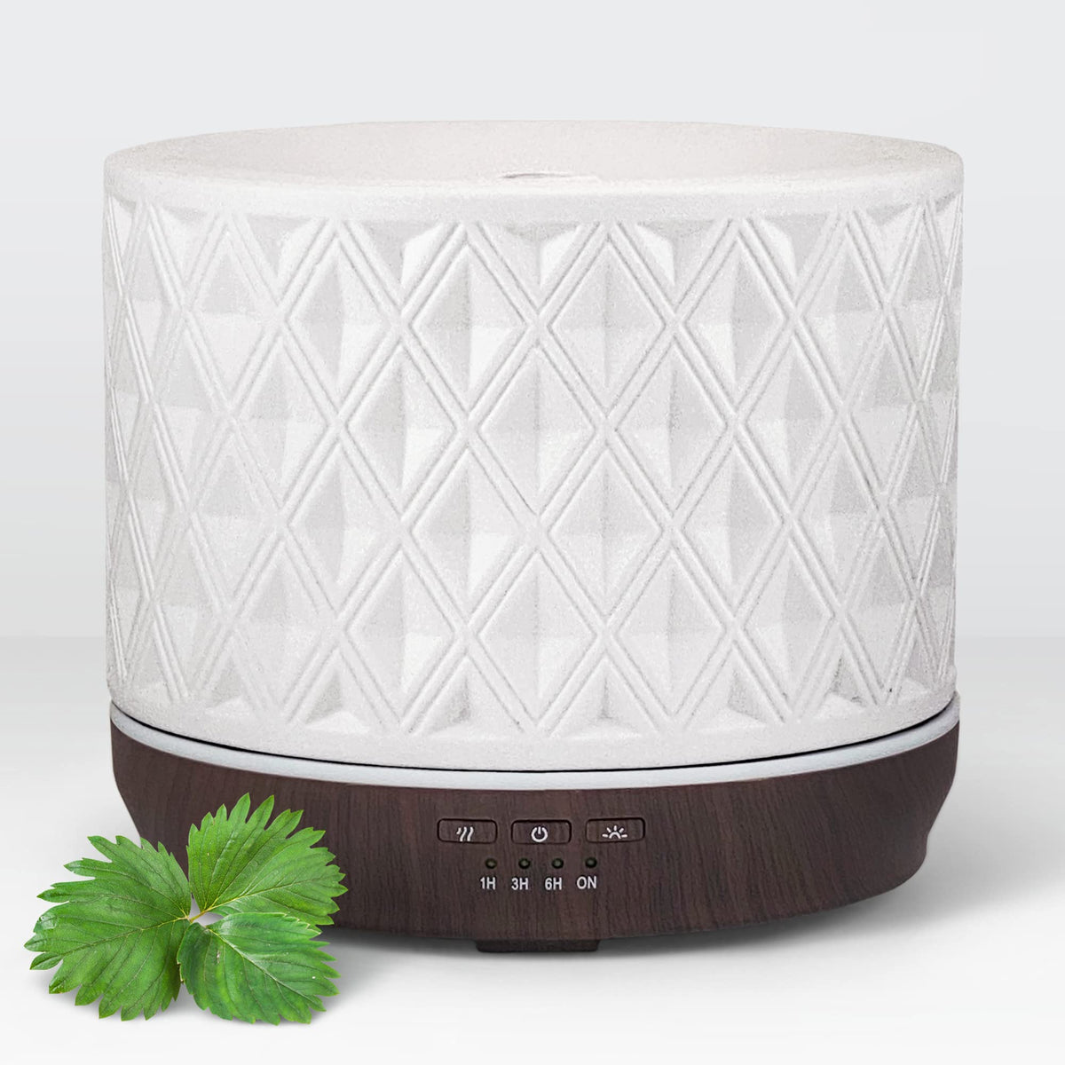 Earnest Living 500ml white ceramic diffuser